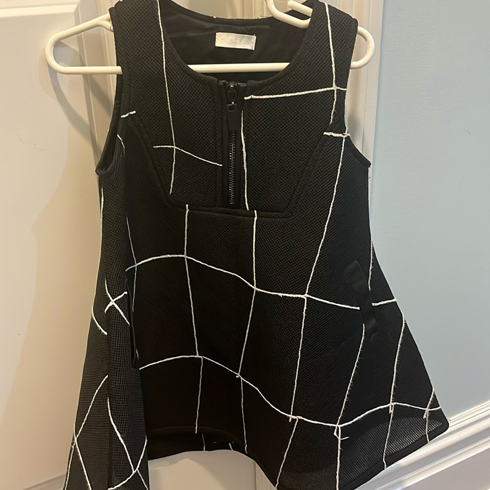 Girls size 6A Fun & Fun black sleeveless dress